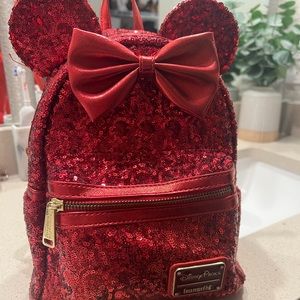 Red Sequined Disney Loungefly Jacket